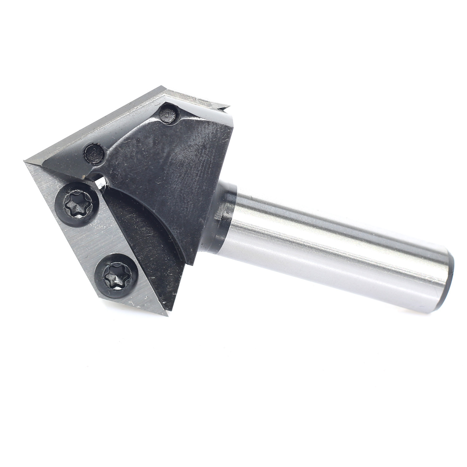 1/4" Shank 2-Flute 90-Degree V-Groove Bit