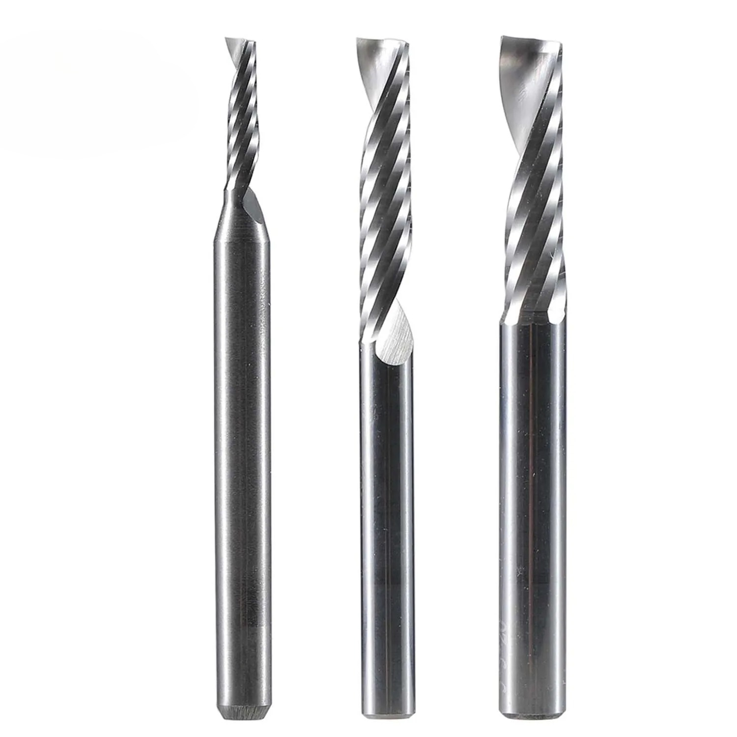 3.175mm Shank 1-Flute Upcut Spiral End Mill