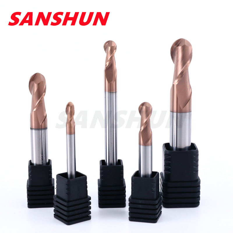 3.175mm Shank 2-Flute Ball Nose End Mill