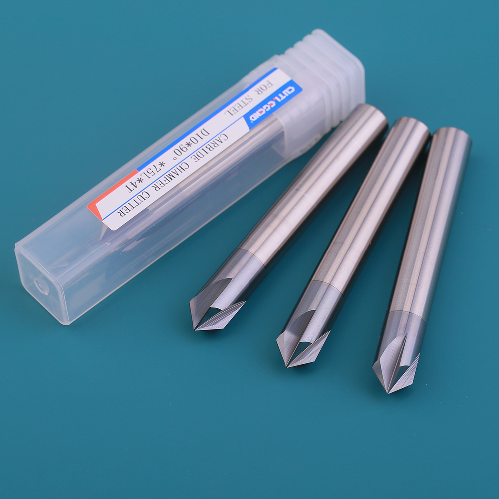 6mm Shank 4-Flute 90-Degree V-Groove Bit