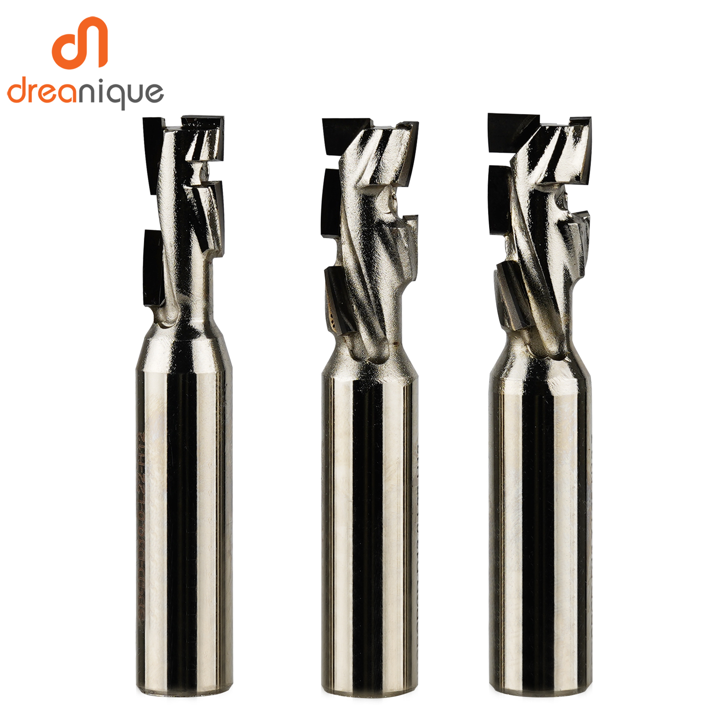 Dreanique 2-Flute 12mm Shank PCD Diamond Compression End Mill