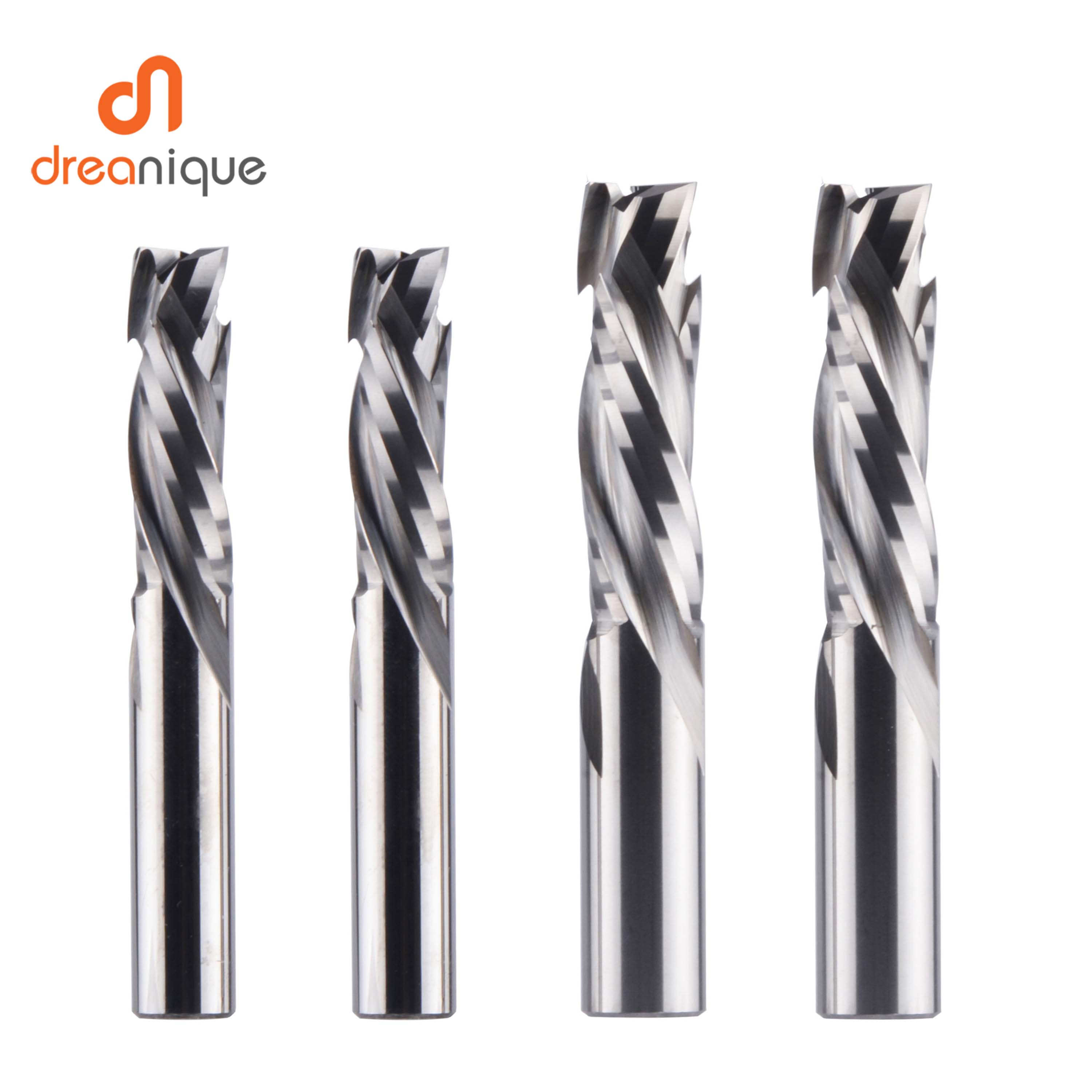 Dreanique 3-Flute 6mm Shank Compression End Mill | CNCRouterInfo