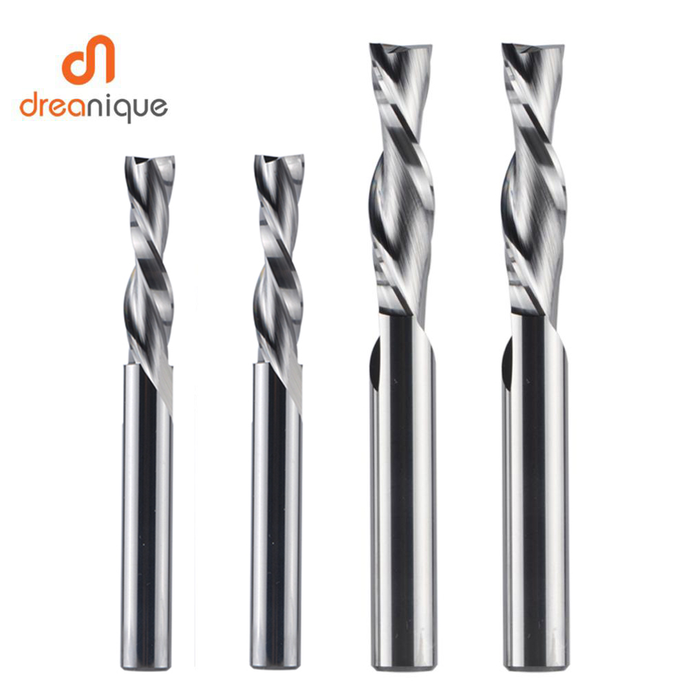 Dreanique 2-Flute 6mm Shank Downcut Spiral End Mill