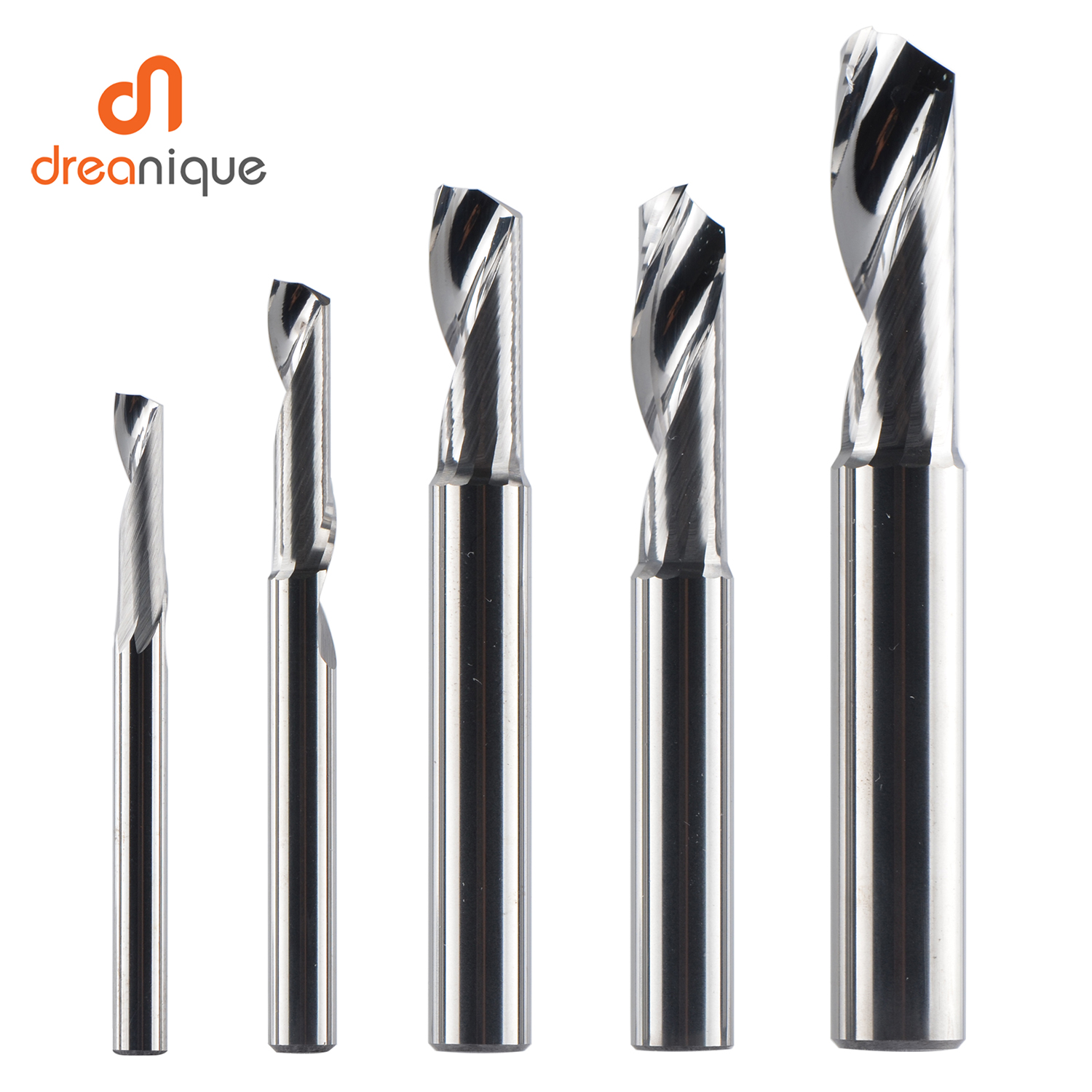 Dreanique 1-Flute 3.175mm Shank Single Flute End Mill