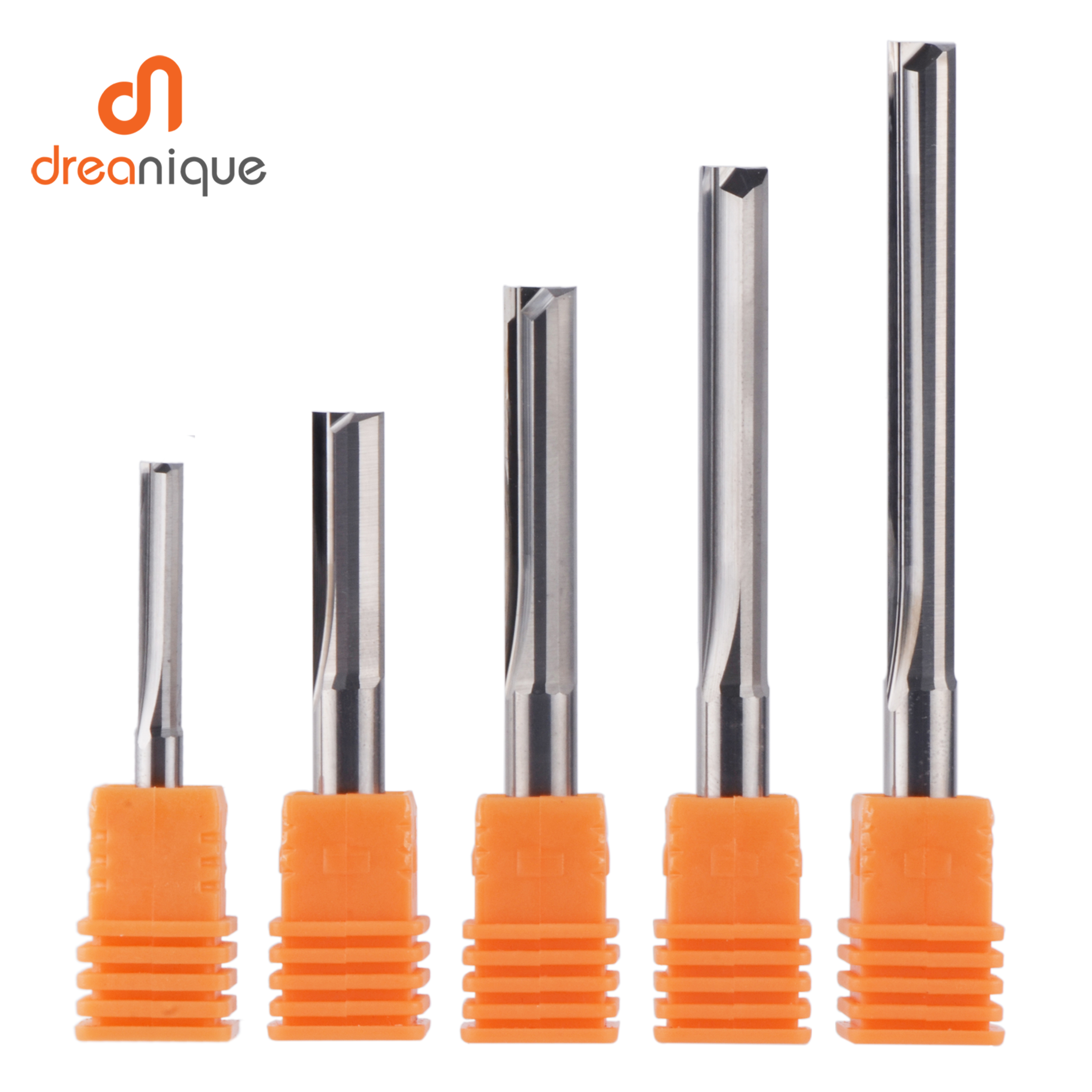 Dreanique 2-Flute 6mm Shank Straight Flute End Mill