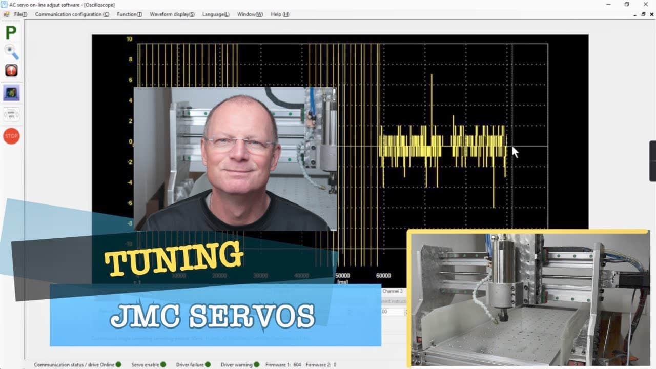 JMC Servo IHSV57 モーターチューニング - YouTube
