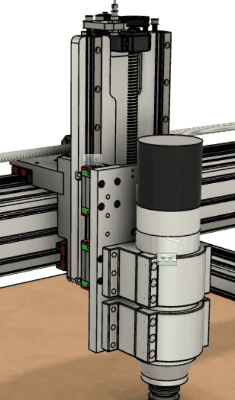 भारी शुल्क जेड-अक्ष सीएनसी मशीन डिजाइन