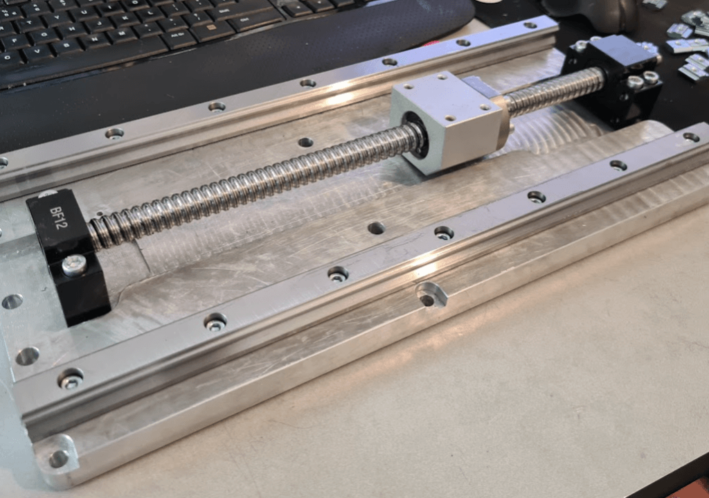 oberflächenschaben aluminium z-achse diy cnc