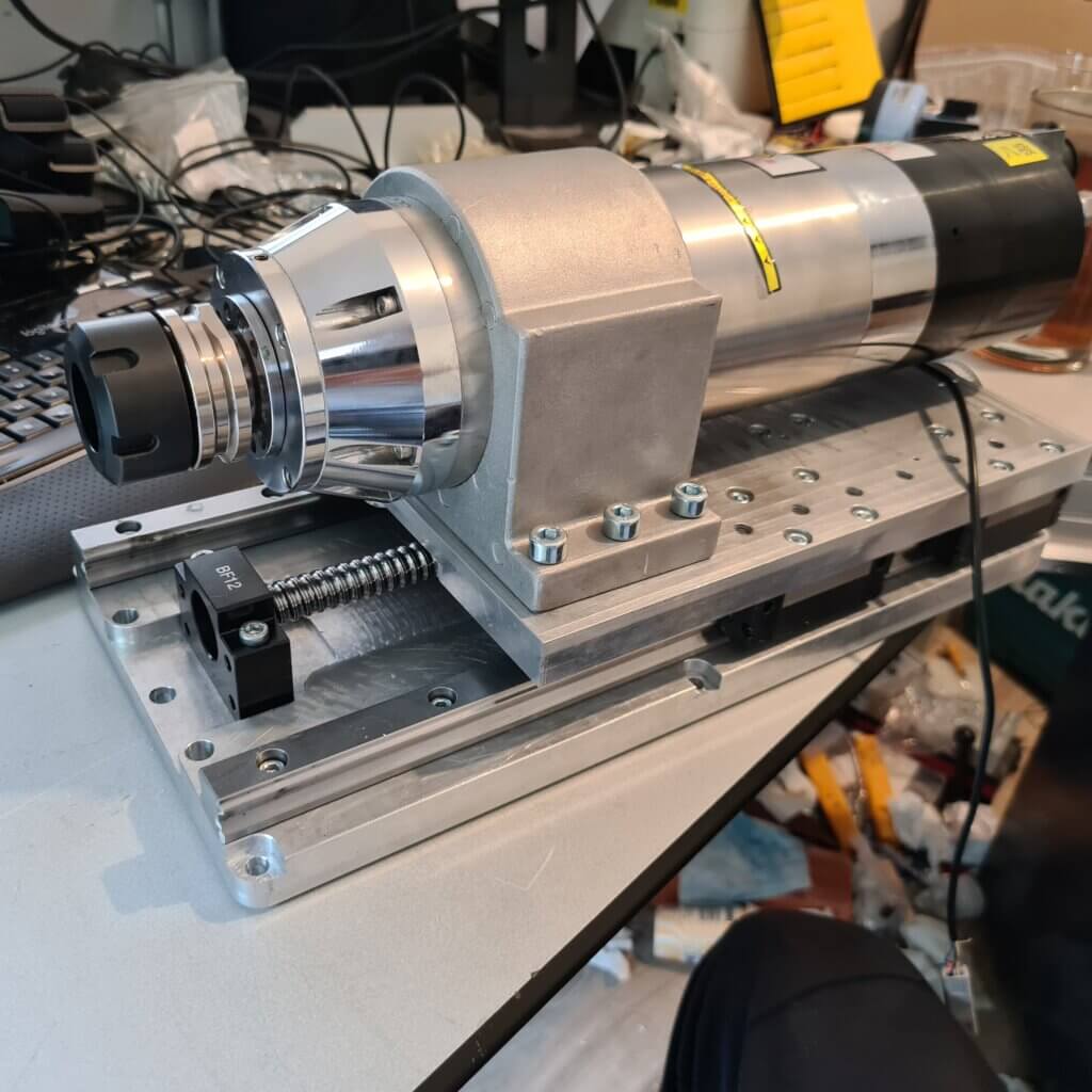 100 mm spindelmontering lusintun BT30 atc cnc spindel DIY z-akse heavy duty z-akse