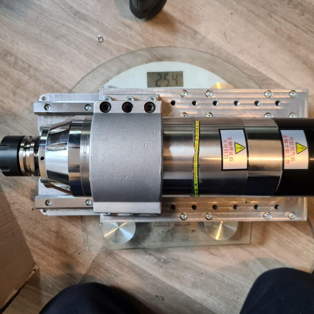 100 mm spindelmontering lusintun BT30 atc cnc spindel DIY z-akse heavy duty z-akse vægt 25 kg