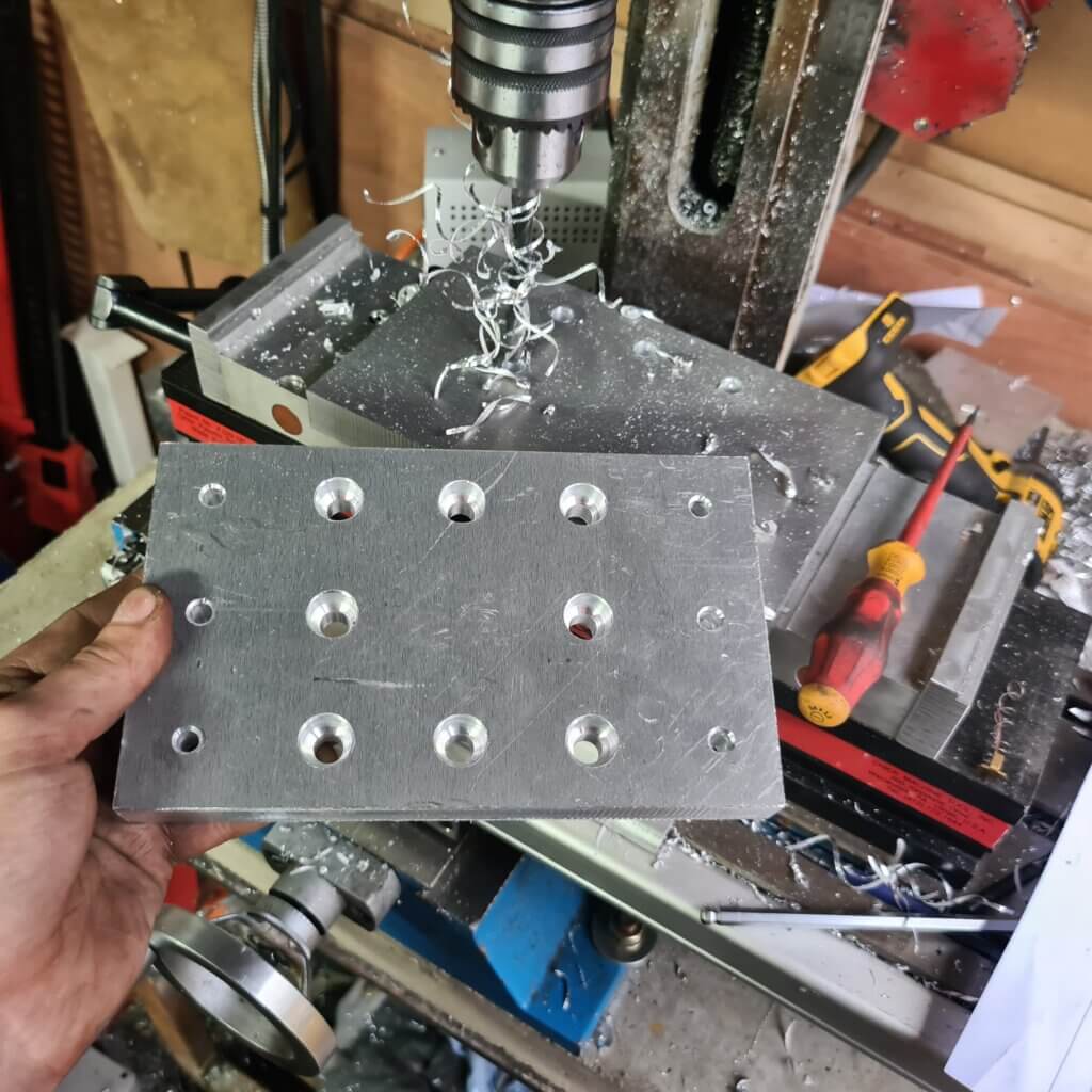 top plate mayymill bf25 diy cnc