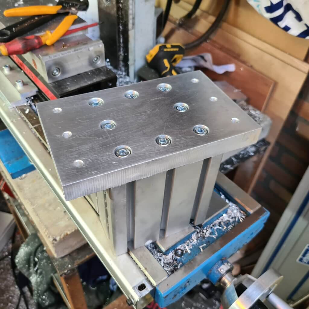 mightymill bf25 diy cnc 顶板钻铣床