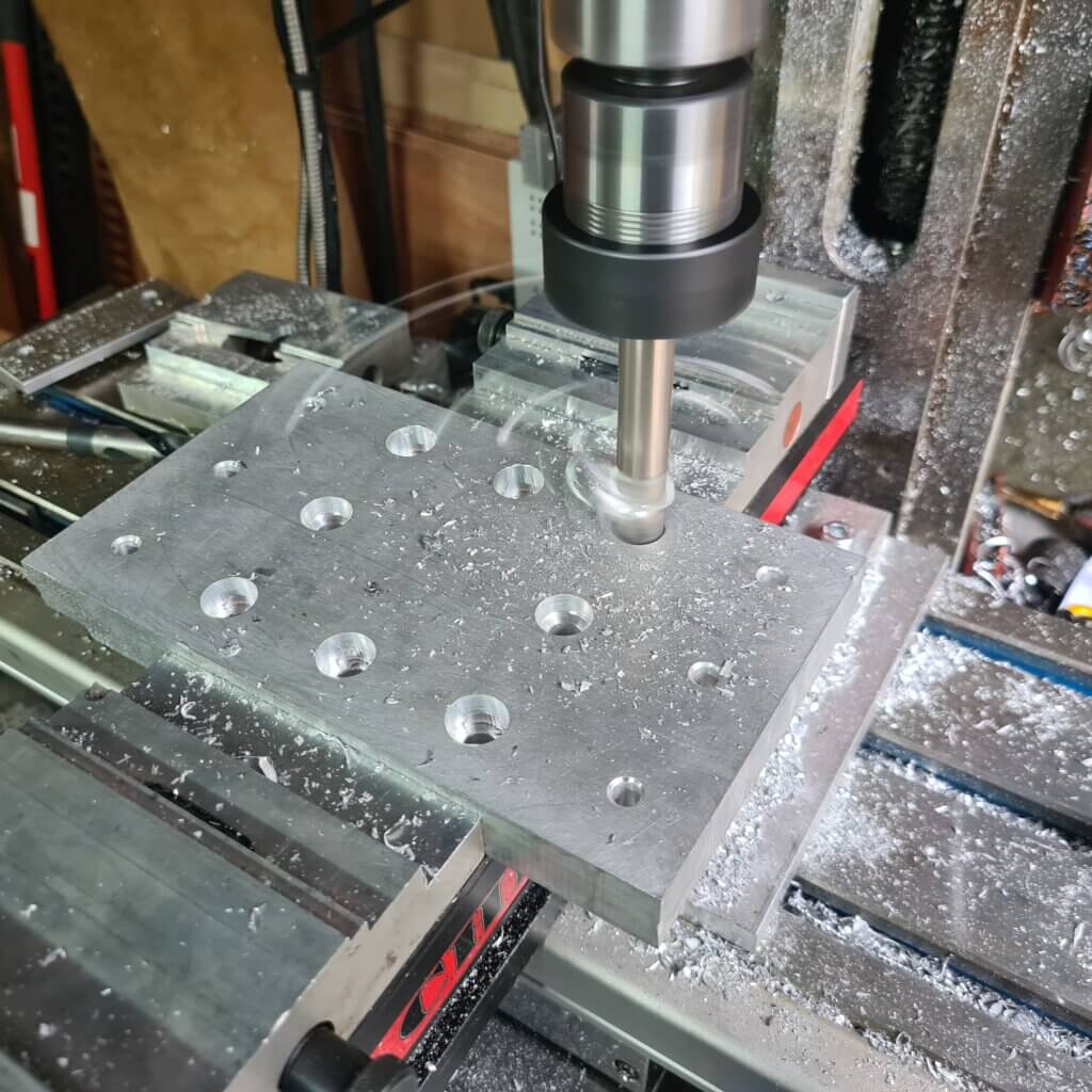 Mightymill bf25 diy cnc トップ プレート ドリル ミル BAP300R bap300 ホーニング